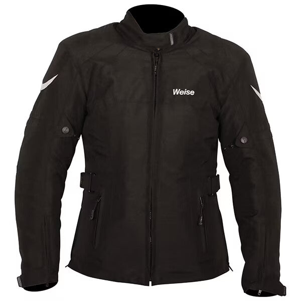 Weise Ladies Dakota Womens Waterproof CE Textile Motorcycle Motorbike Jacket Blk
