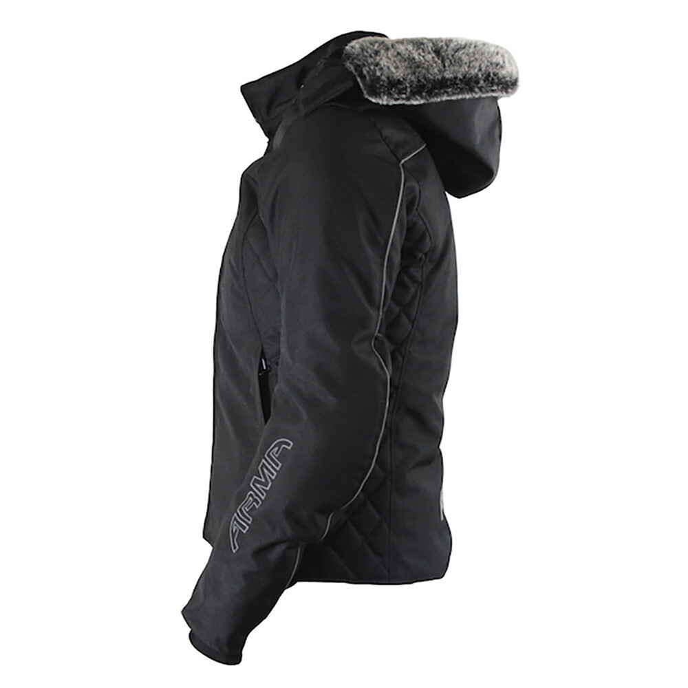 ARMR Moto Liyla Ladies Waterproof Motorcycle Motorbike Hooded Parker Jacket