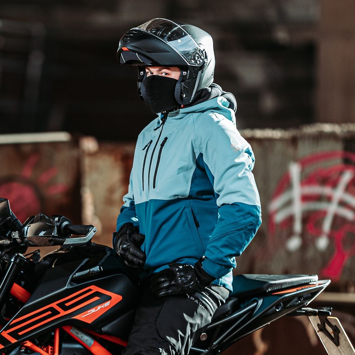 Spada Joe CE Armoured Waterproof Motorcycle Motorbike Softshell Jacket Coral