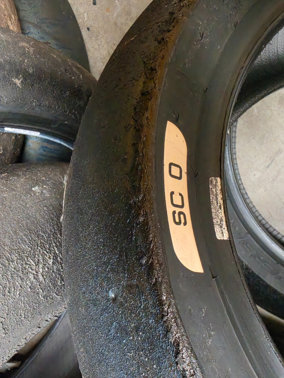 Pirelli Diablo Superbike SC0 190/60-17 Used BSB Scrub Motorcycle Tyre - SR12