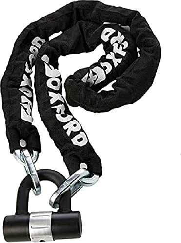 Oxford Secure HD Chain & U-lock Motorbike Motorcycle Lock 1.5m Heavy Duty OF159
