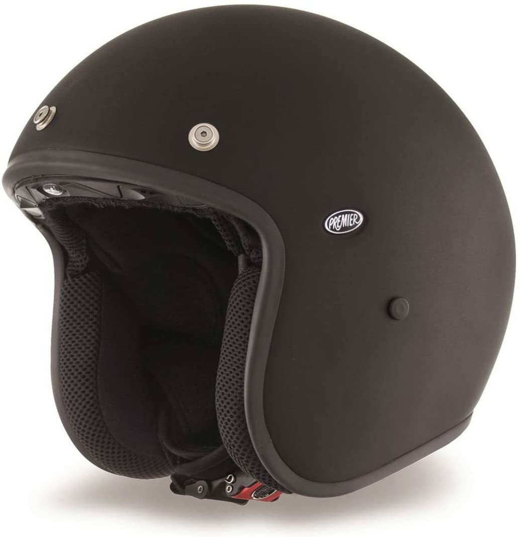 Vintage Premier Jet Fiber Motorbike Helmet Le Petit Classic U9 Gloss Black