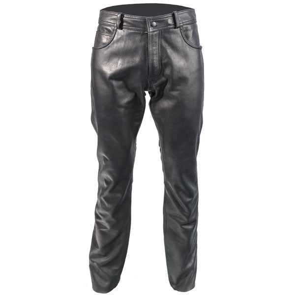 Richa Classic Ladies Leather Motorcycle Motorbike Jeans - Black