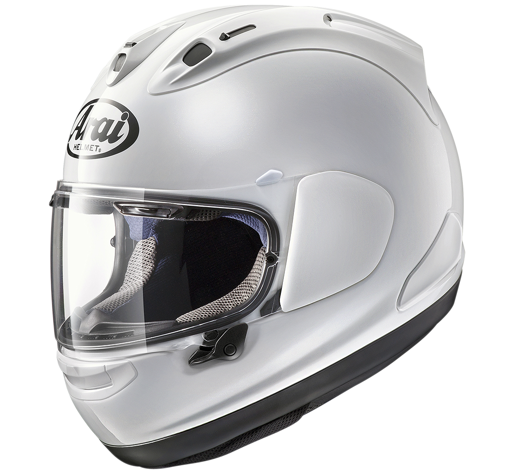 Arai RX-7V Evo Solid ECE2206 Full Face Motorcycle Motorbike Helmet Diamond White
