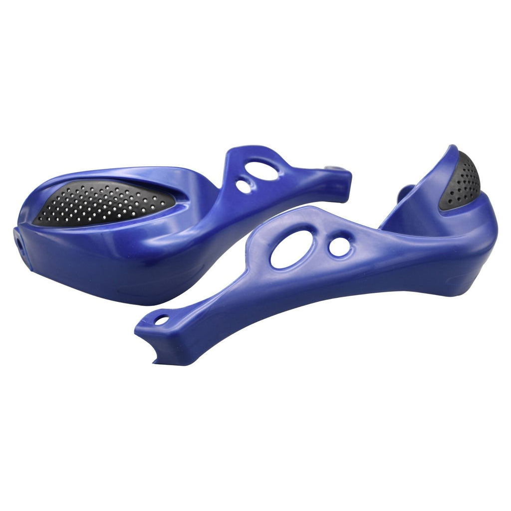 Bike It Universal GP-PRO Rally Vented Handguards - Blue ( Fitting kit Included )