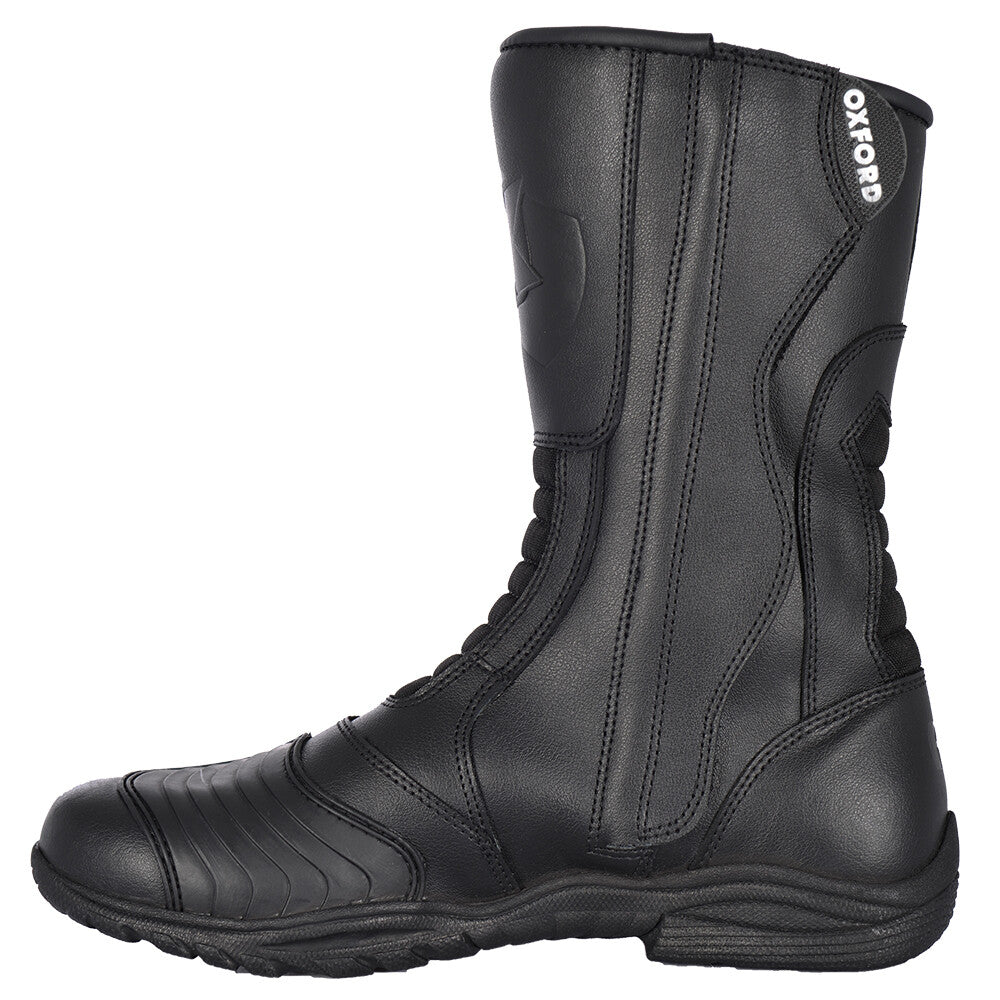 Oxford Tracker Waterproof CE Leather Motorcycle Motorbike Touring Boots