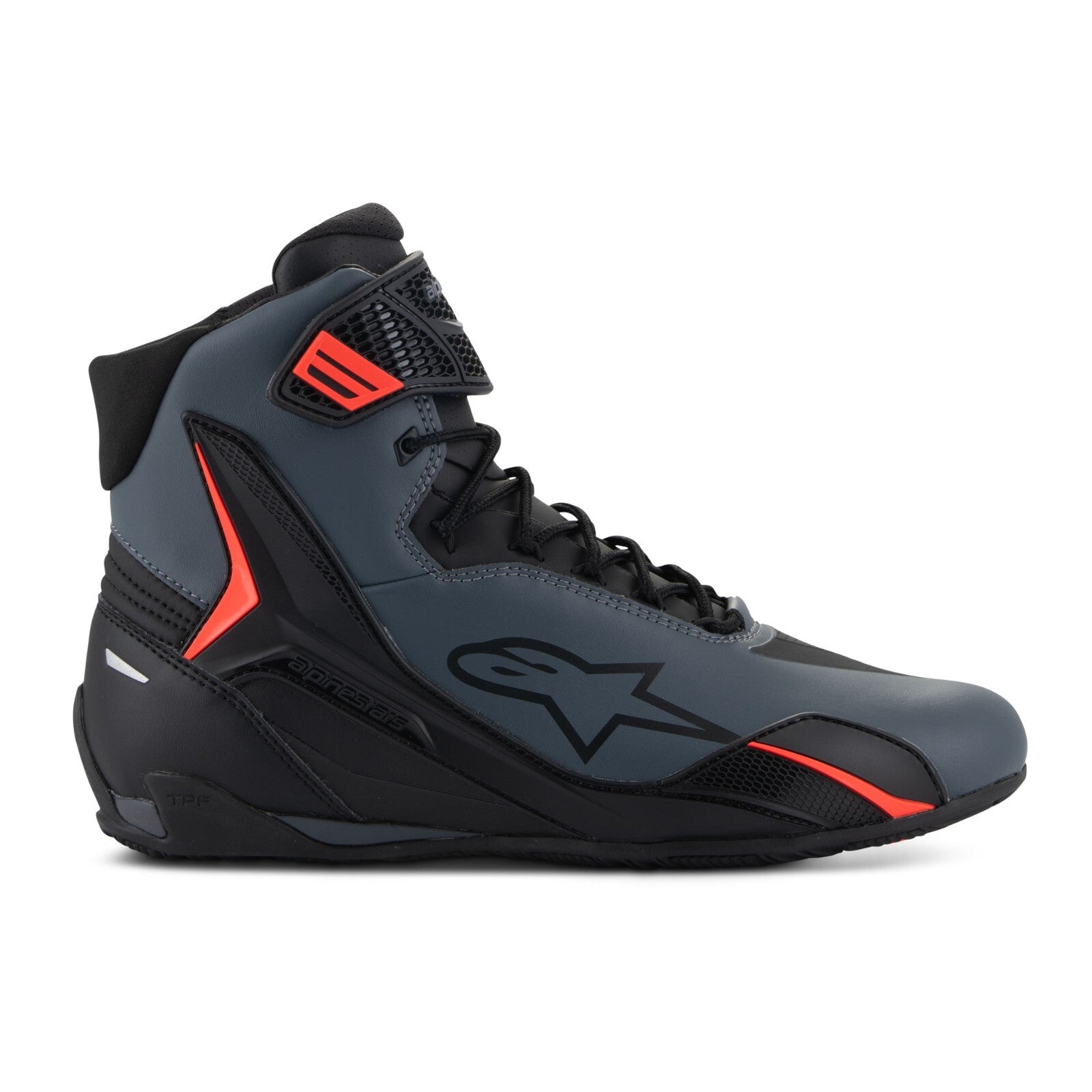 Alpinestars Faster 4 Mens Motorcycle Motorbike Sports Shoe Boots Black Gray Red