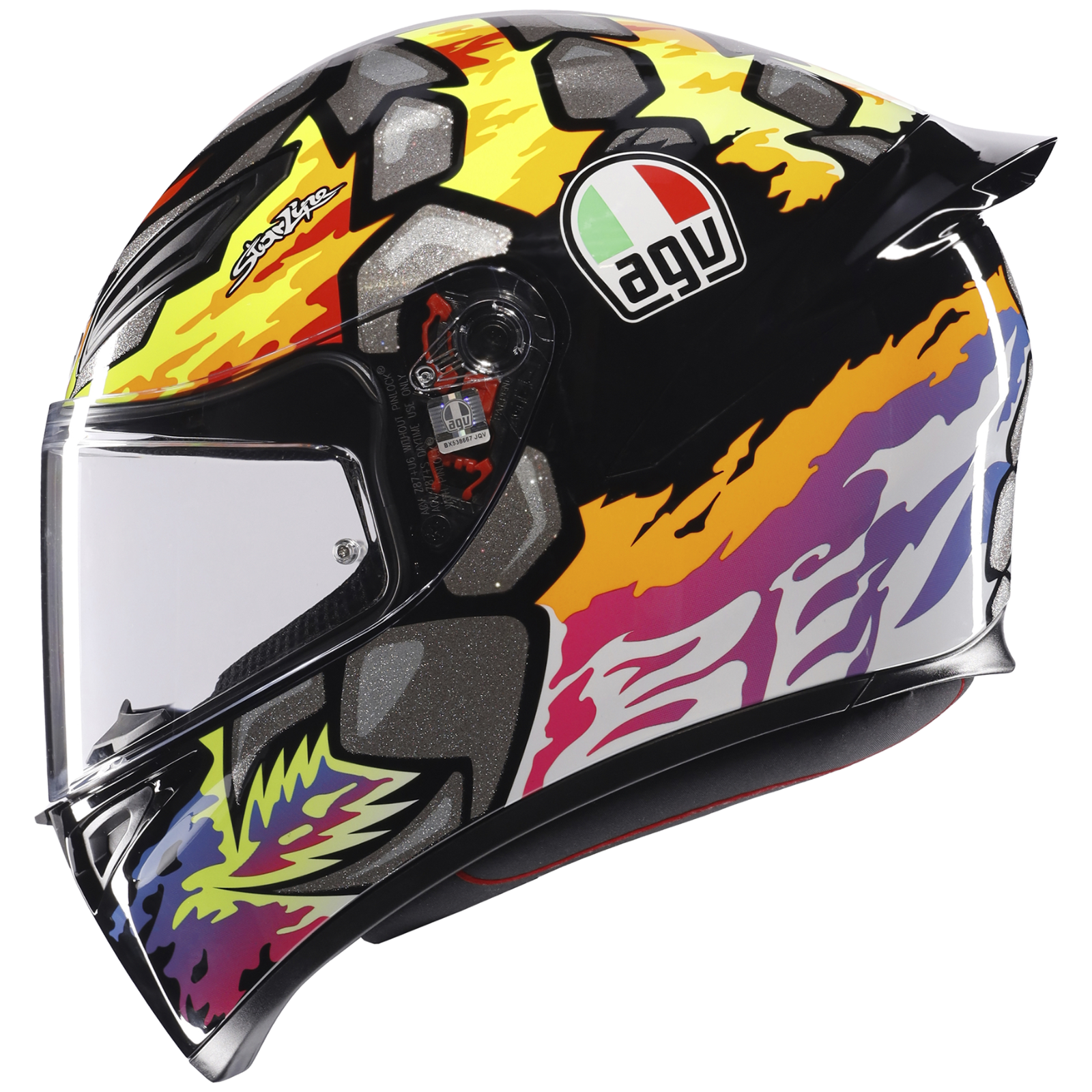 AGV K1S Bezzecchi 2023 Replica  ECE2206 Full Face Motorcycle Motorbike Helmet
