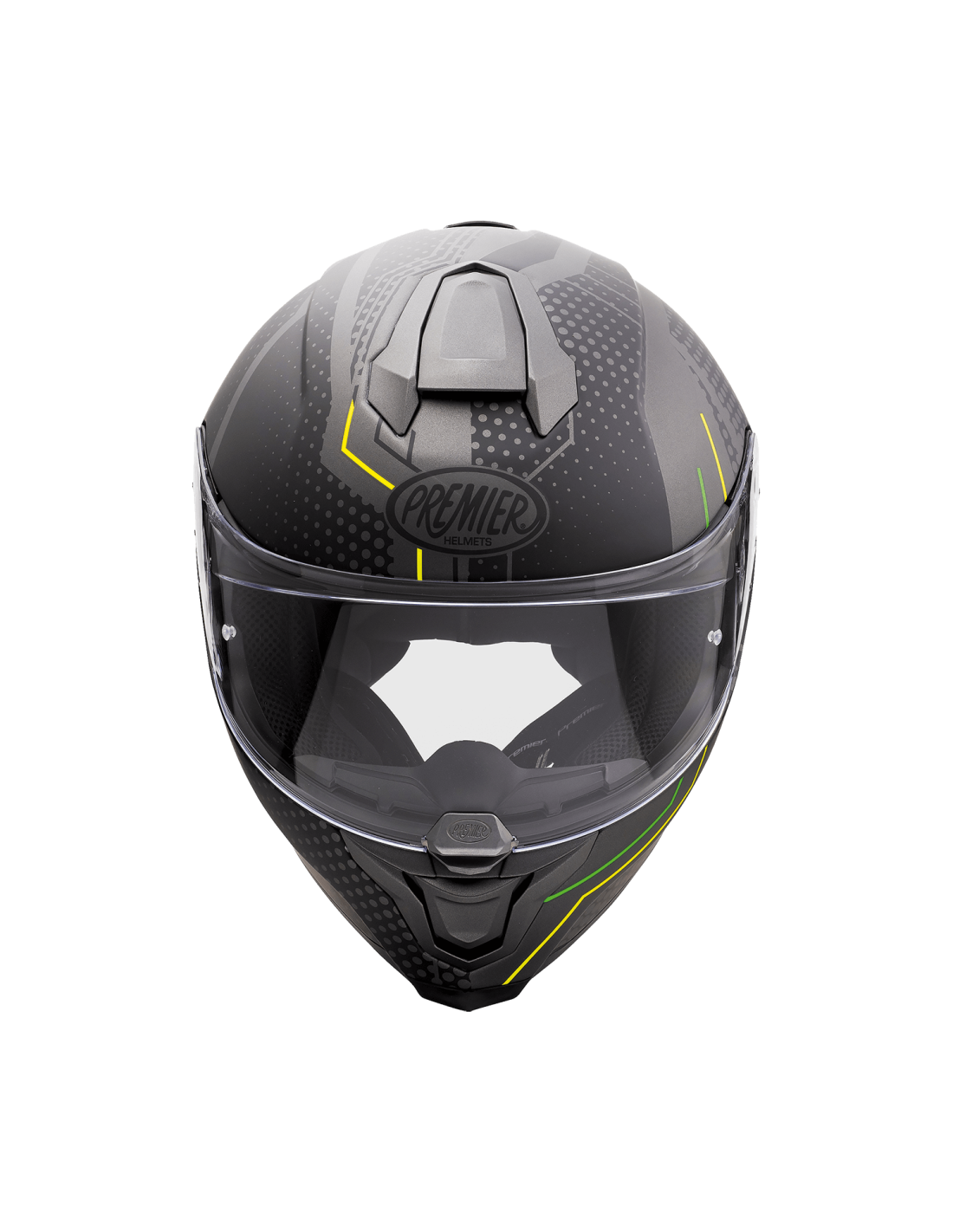 Premier Hyper BP 6 BM Full Face Motorcycle Motorbike Helmet Free Dark Visor