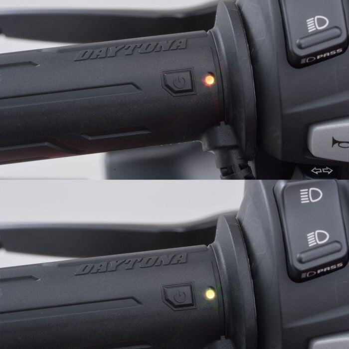 Daytona Motorcycle Battery Protect Heated Grips 22mm Integrated Controller 89820
