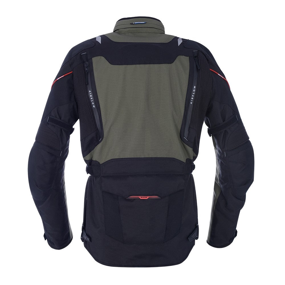 Oxford Quebec 1.0 Waterproof Adventure Motorcycle Motorbike Jacket Army Green