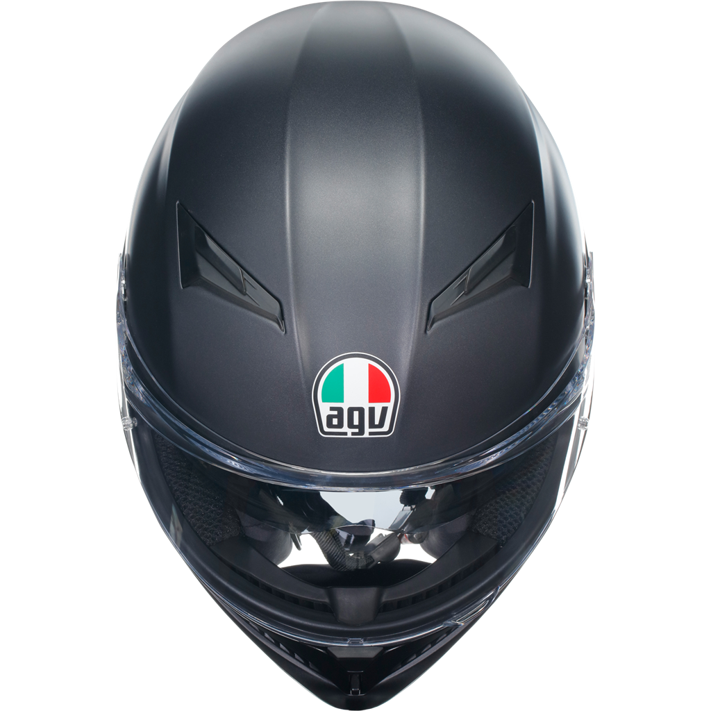 AGV K3 Solid Matt Black ECE2206 Full Face ACU Gold Motorcycle Motorbike Helmet