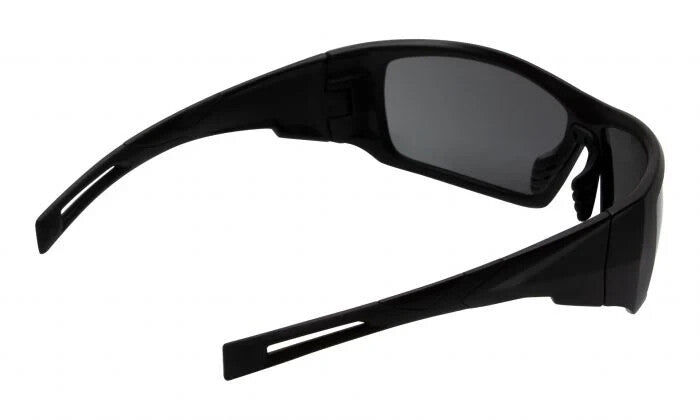 Ugly Fish RS6002 Motorcycle Motorbike Sunglasses - Matt Black Frame/Smoke Lens