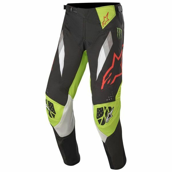 Alpinestars Monster ET Motocross MX Off Road Pants Trousers Black Green
