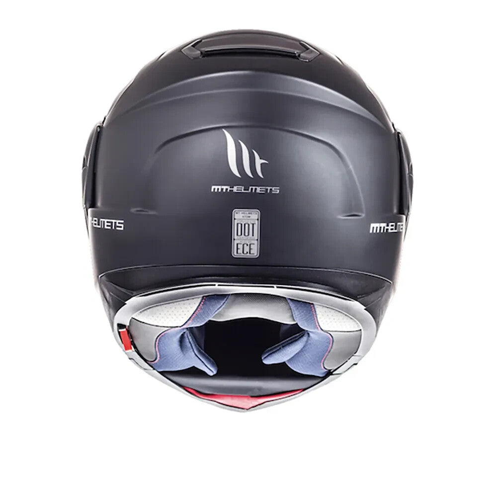 MT Atom SV Solid Matt Black Modular Flip Front Motorcycle Helmet NEW XS
