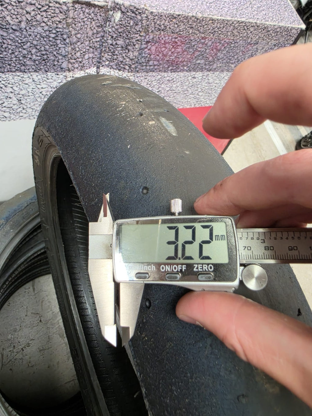 Pirelli Diablo Superbike SC1 125/70-17 Used BSB Scrub Motorcycle Tyre - SF28
