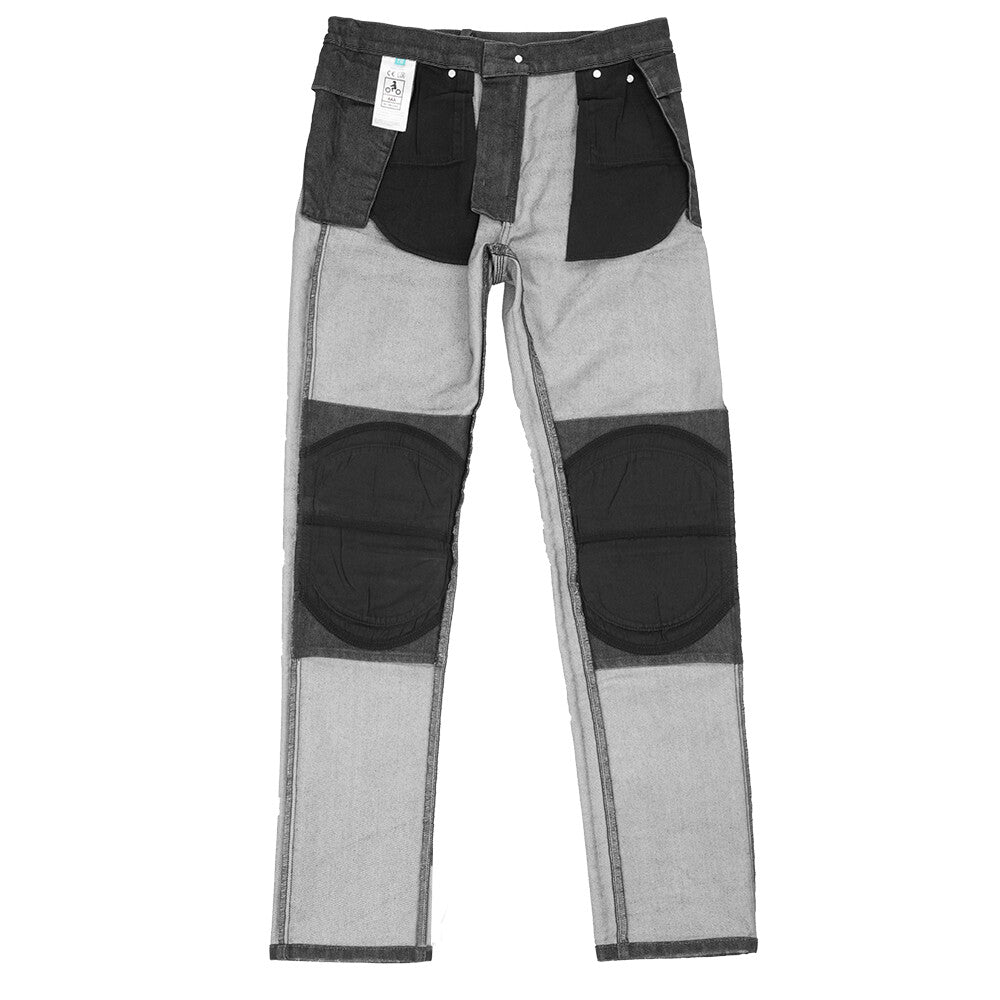 Oxford Original Approved AA Motorcycle Motorbike Jeans Black Straight Leg