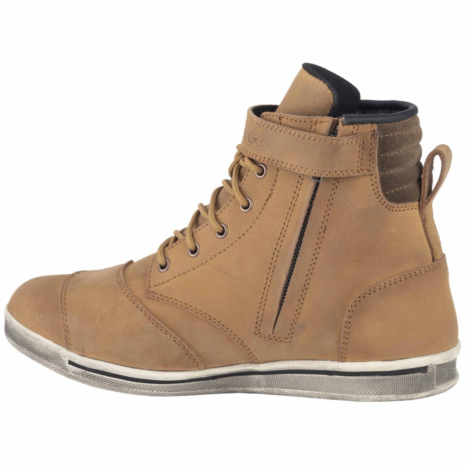 Diora Lusso B Hipora Waterproof Motorcycle Motorbike Tan CE Ankle Boots