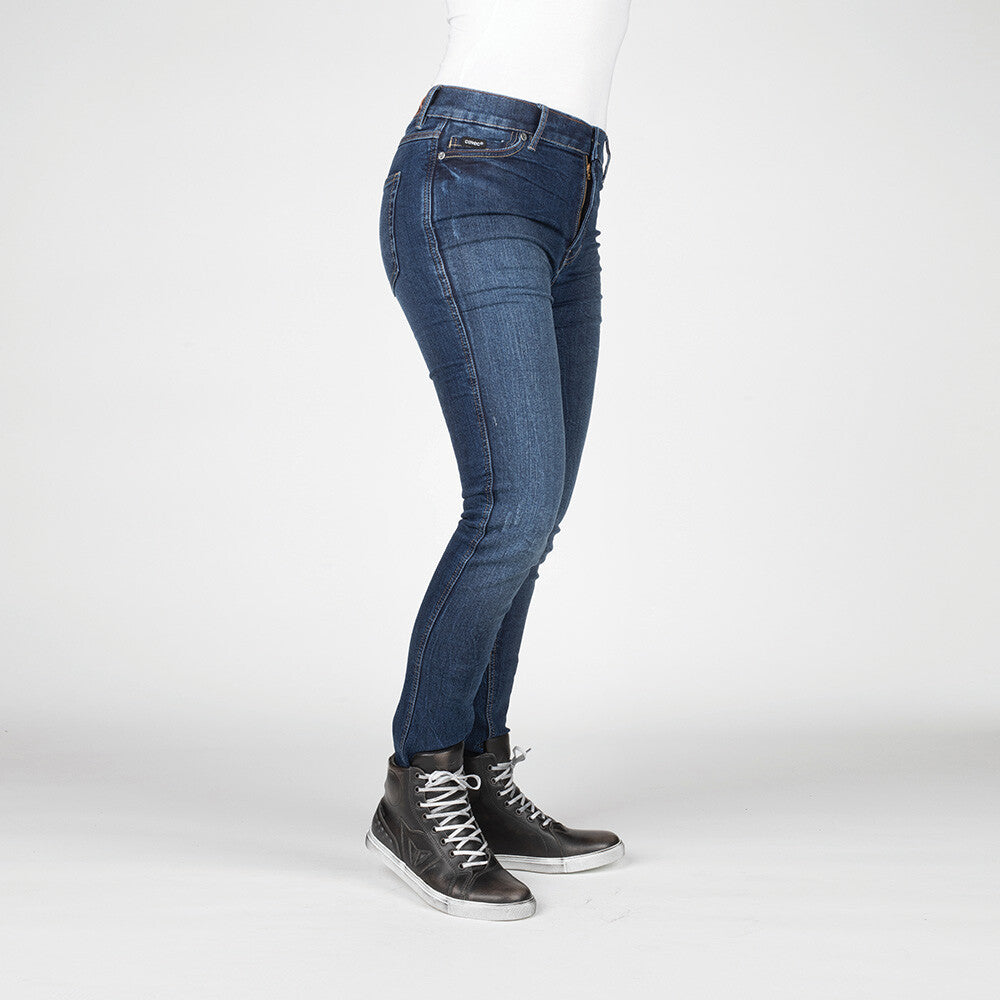 Bull-it Ladies Tactical SP75 Icona Blue Slim Covec Motorcycle Motorbike Jeans