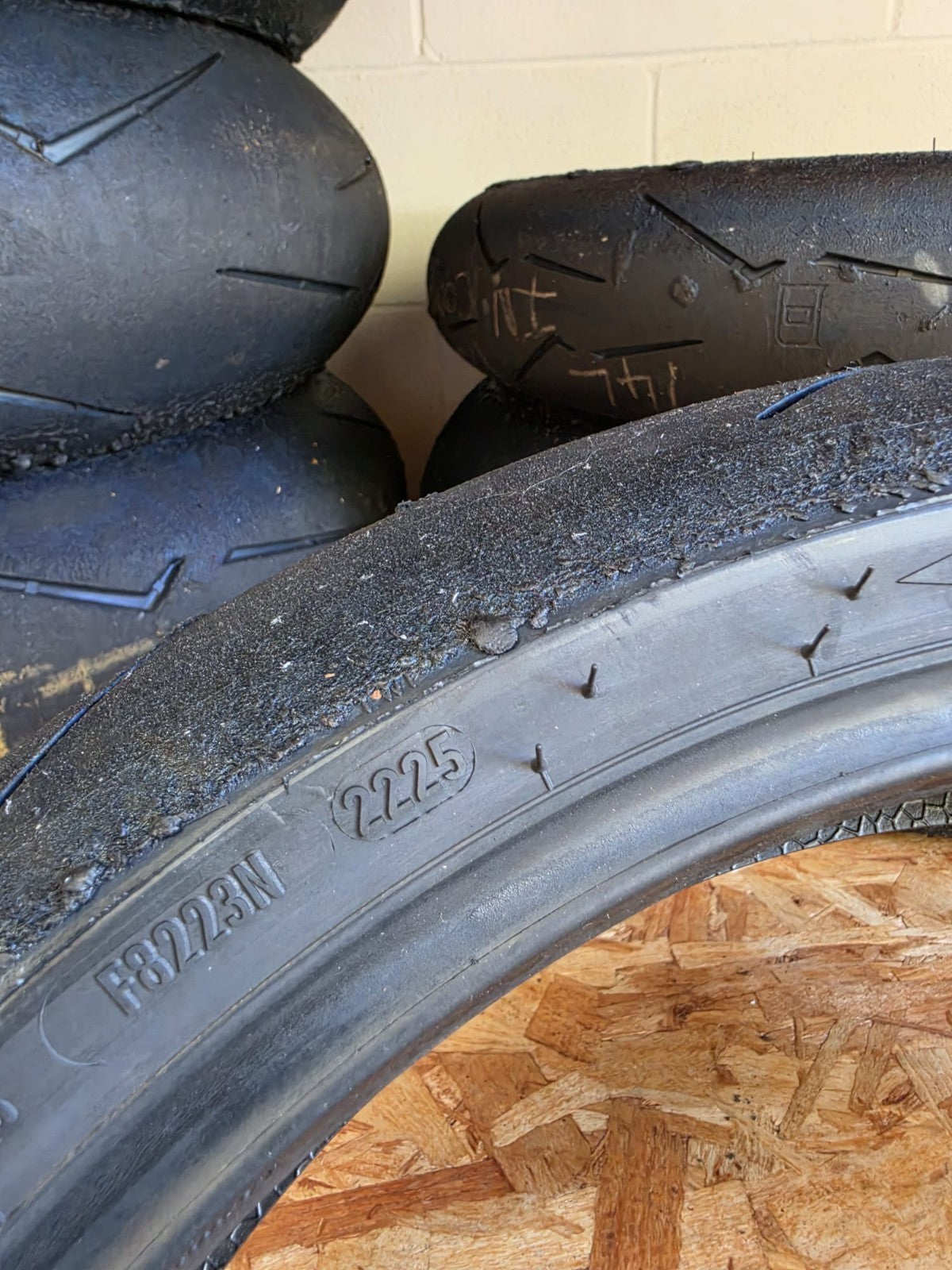 Pirelli Diablo Supercorsa SC1 V4 120/70-17 part worn front BSB scrub tyre