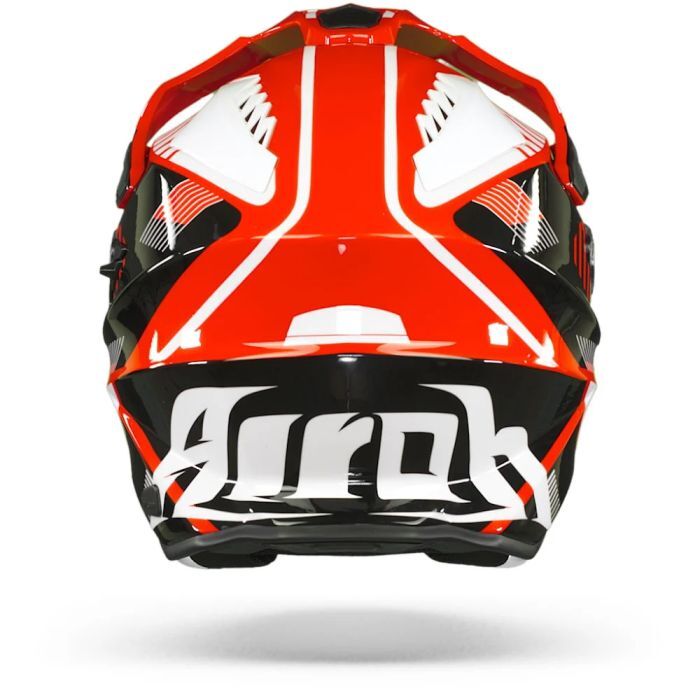 Airoh Commander Adventure ACU Gold Motorcycle Motorbike Helmet Boost Gloss Red