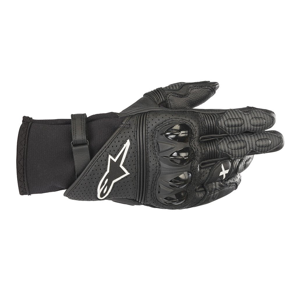 Alpinestars GP X V2 Touch Screen Leather Motorcycle Motorbike Gloves Black