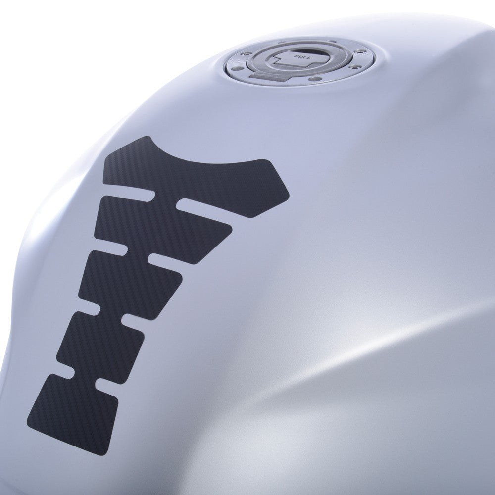 Oxford OX650 Motorcycle Motorbike Universal Spine Tank Pad - Embossed Carbon