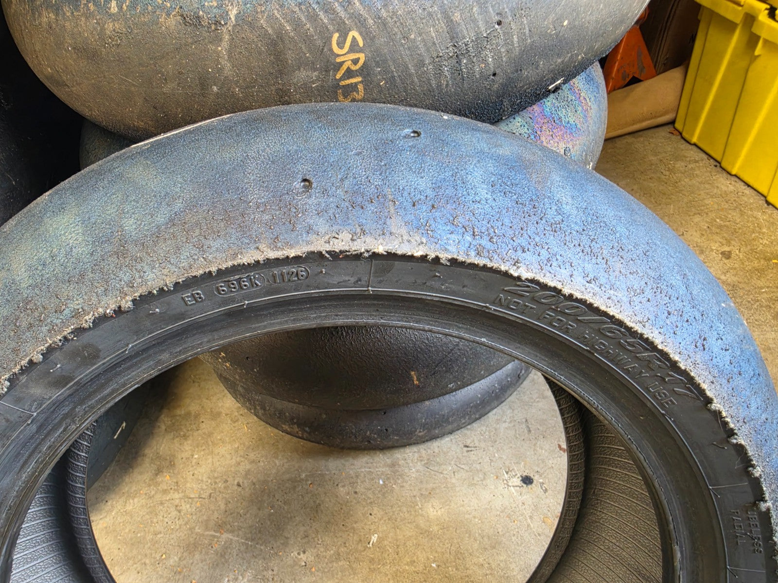 Pirelli Diablo Superbike SC1 200/60-17 Used BSB Scrub Motorcycle Tyre - RS6