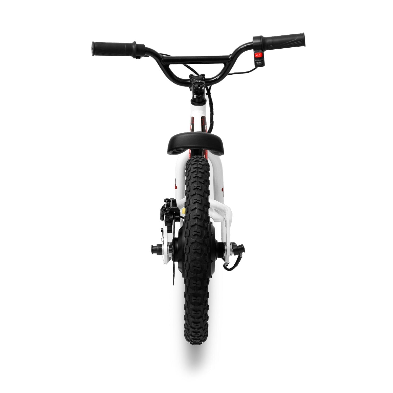 Amped A16 Red 180w 18v Electric Kids Age 4 to 8 Balance Bike White Red New 2025