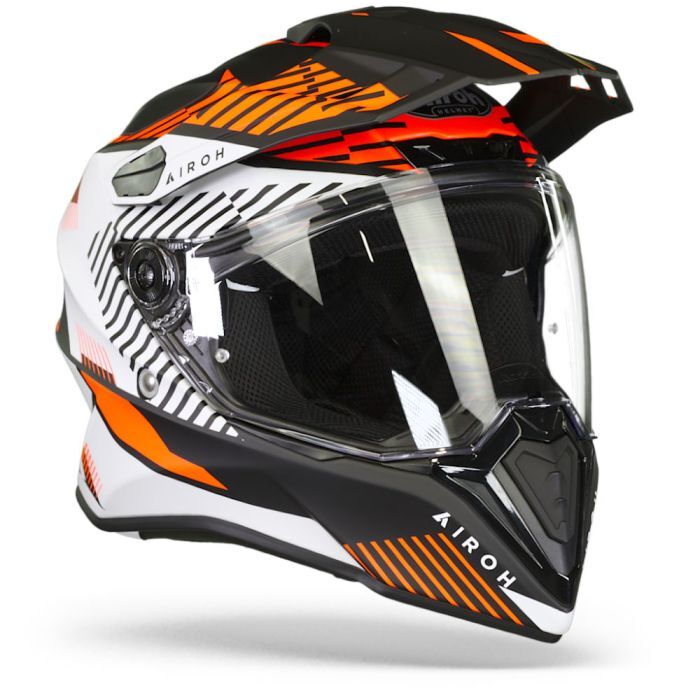 Airoh Commander Adventure ACU Gold Motorcycle Motorbike Helmet Boost Matt Orange