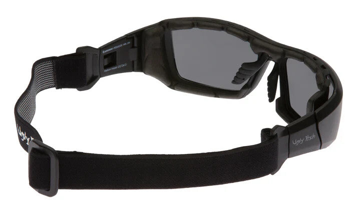 Ugly Fish RS3303X Motorcycle Motorbike Sunglasses - Matt Black Frame/Smoke Lens