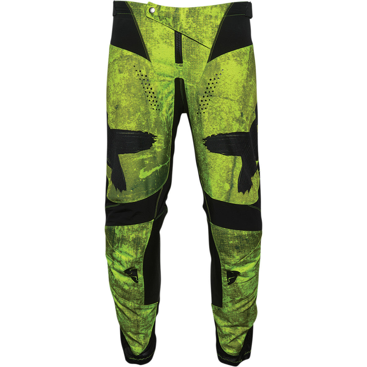 Thor Pulse HZRD Motocross MX Off Road Pants Acid Green & Black