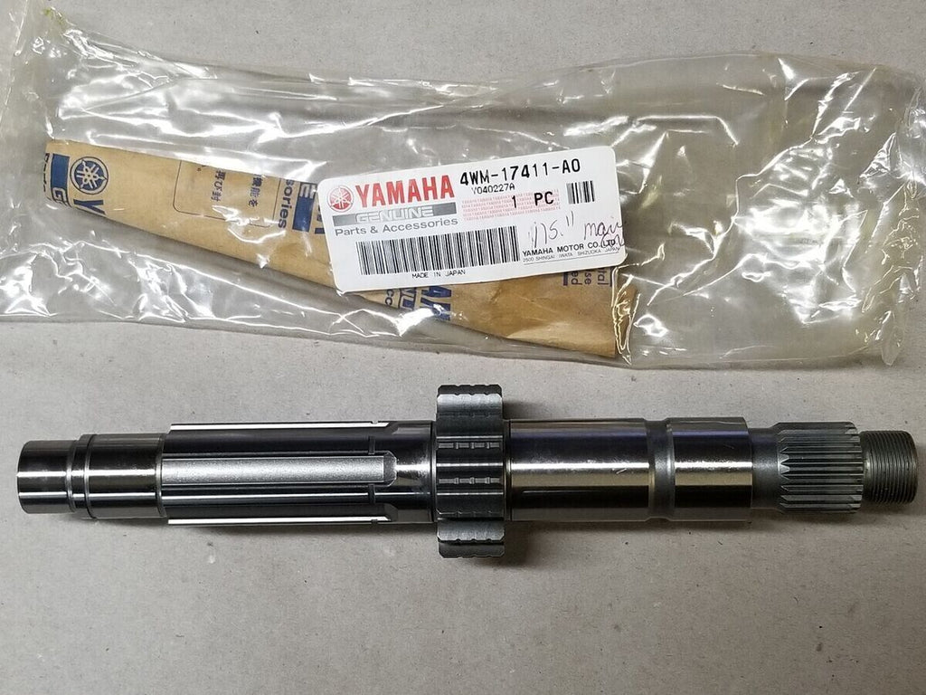 Genuine Yamaha XV1600 Road Star Transmission Main Axel (16 Teeth) - 4WM-17411-A0