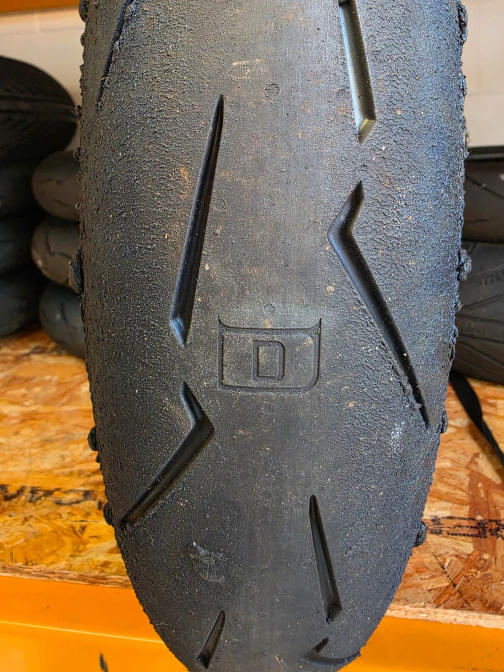 Pirelli Diablo Supercorsa SC1 V4 120/70-17 part worn front BSB scrub tyre