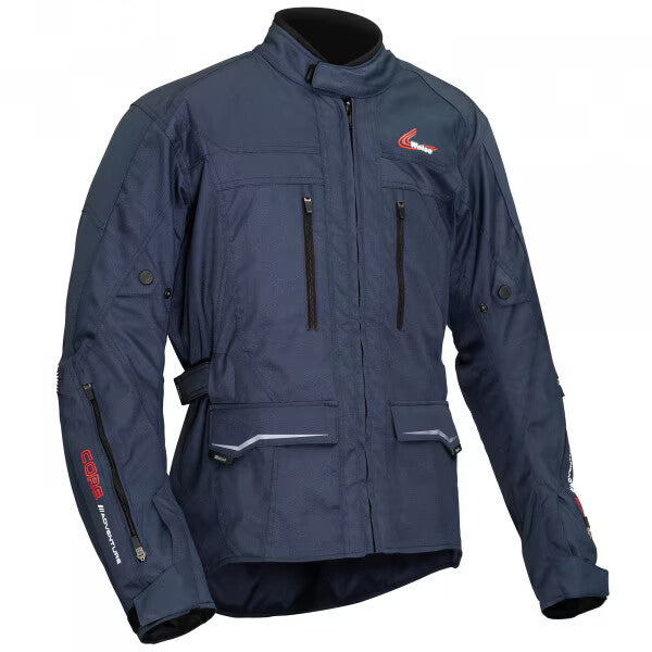 Weise Core Adventure Plus Motorcycle Motorbike Textile Waterproof Jacket - Navy
