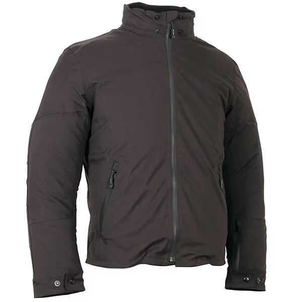 Weise Drift Textile Waterproof CEAA Motorcycle Motorbike Hooded Jacket - Black