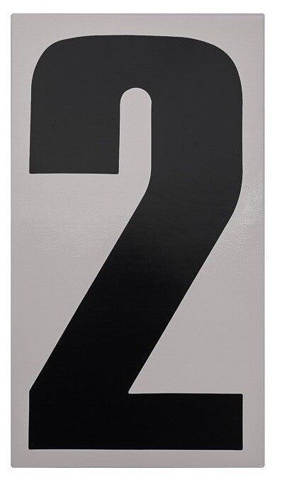 Bike It 6 Inch Motorcycle Motorbike Race Numbers - Black - 10 Pack