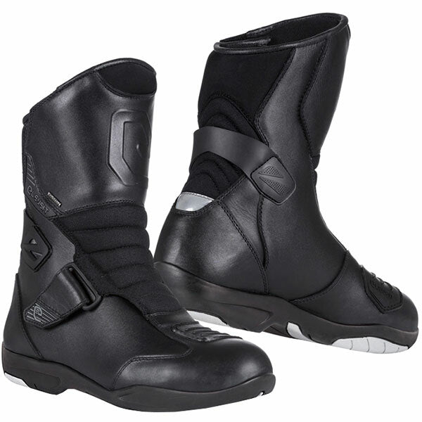 Eleveit T Ox Waterproof Motorcycle Motorbike Leather Touring Boots - Black