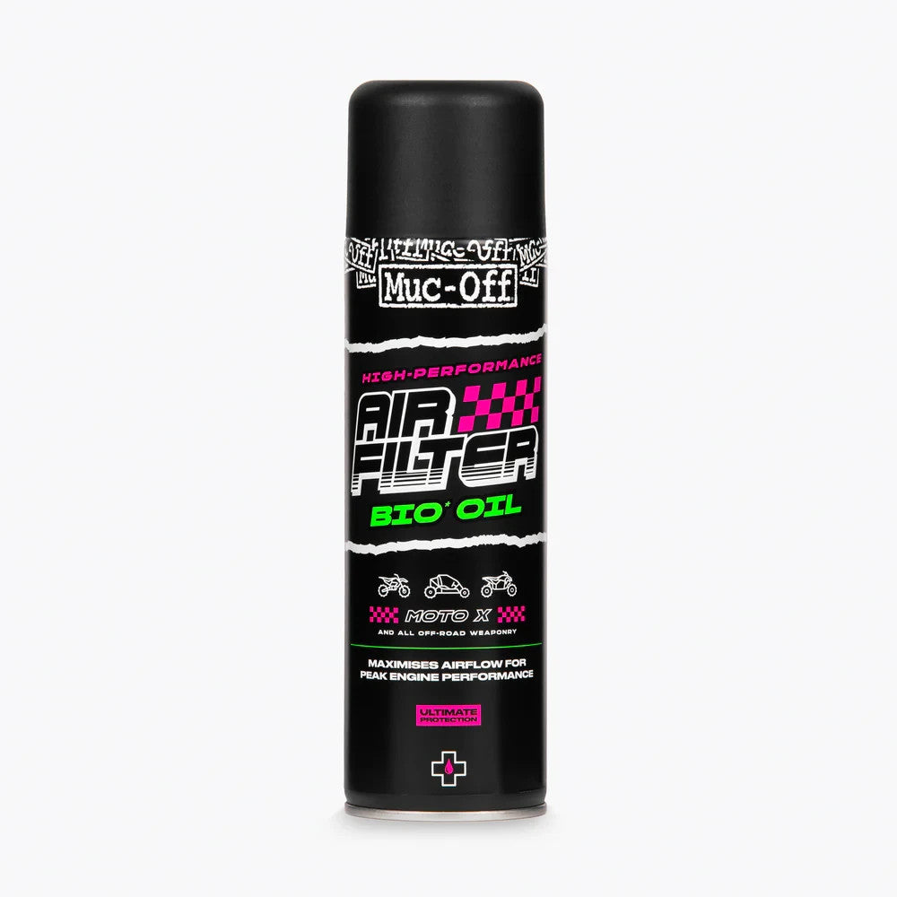 Muc-Off Motorcycle Motorbike Off Road Bio Air Filter Oil Spray - 500ml