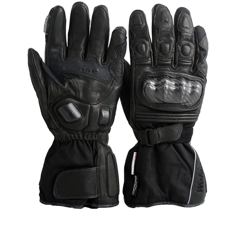 Weise Pacific Leather Sports Style Motorcycle Motorbike Gloves - Small