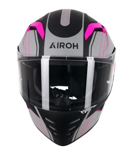 Airoh Connor ECE2206 Full Face Motorcycle Motorbike Helmet Achieve Pink Matt