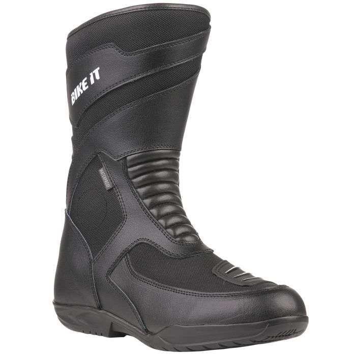 Bike It Veles Black Waterproof Motorcycle Motorbike Road Adventure Touring Boot