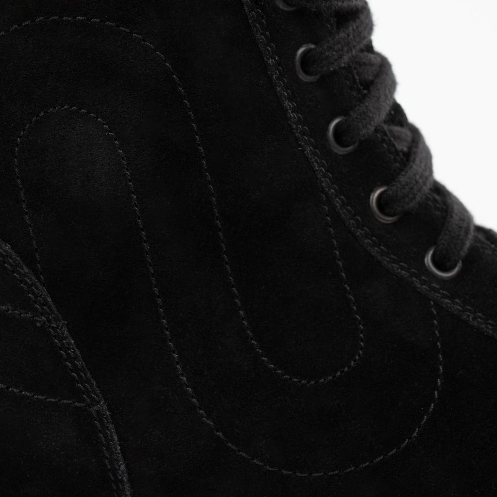 Spada Strider S CE Waterproof Motorcycle Motorbike Hi Top Trainers Stealth Black
