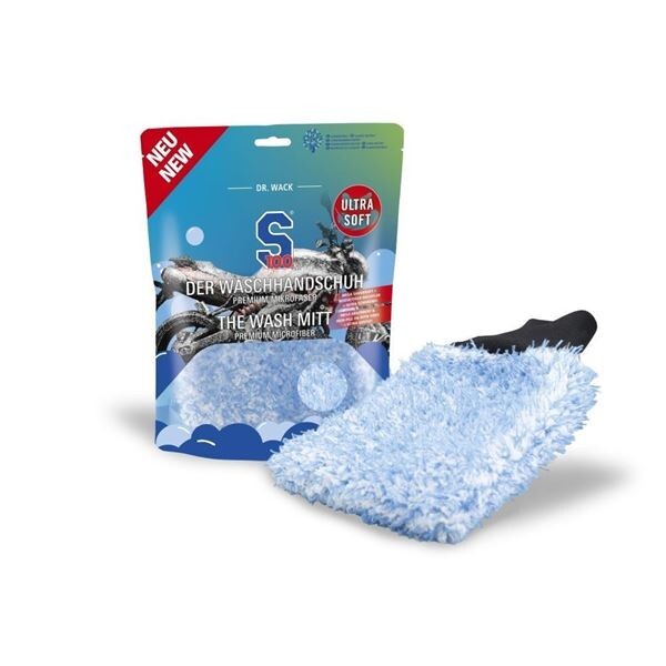 Dr Wack S100 Wash Mitt Microfibre Motorcycle Motorbike Wash Cleaning Mitt