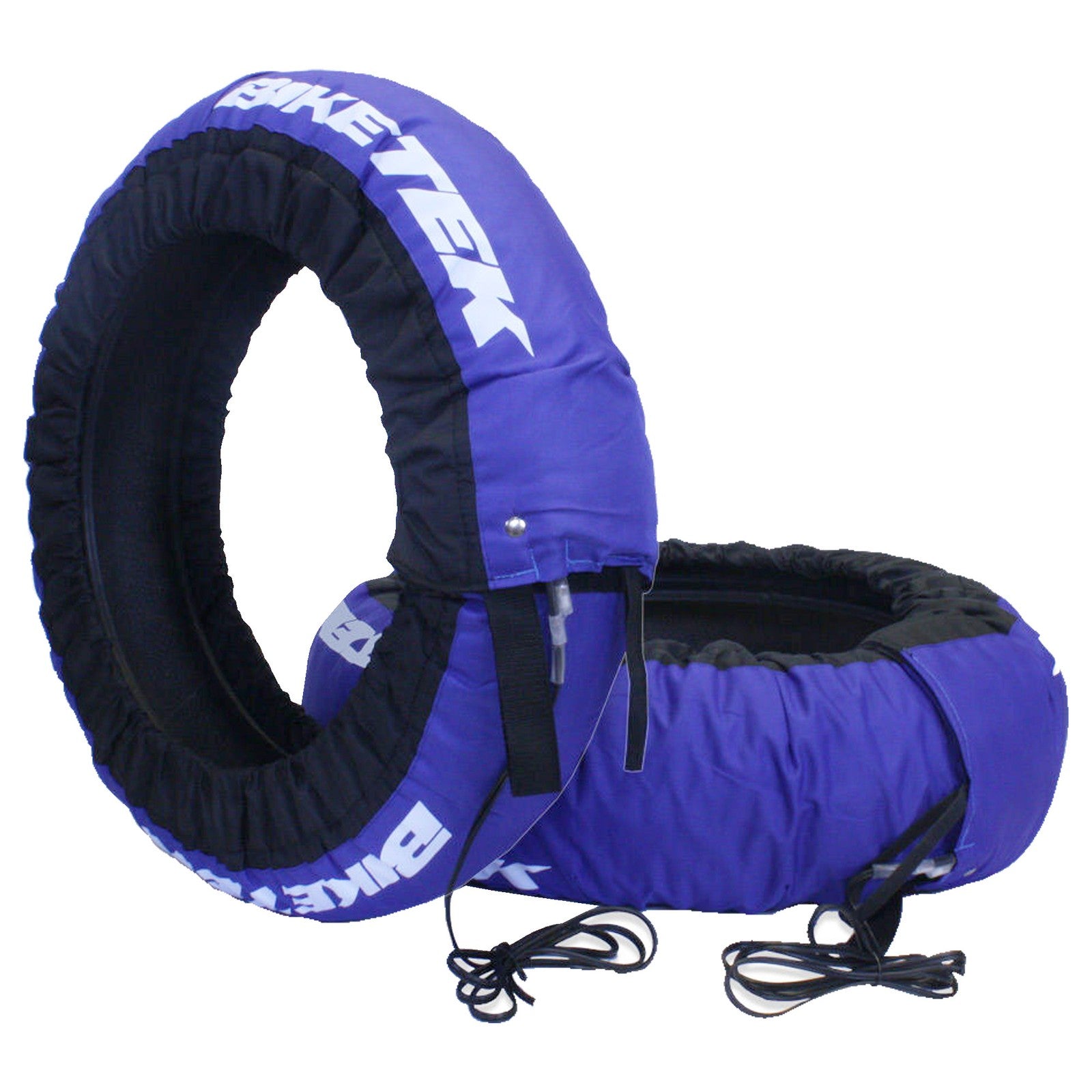 BikeTek Tyre Warmer Set for Front 90/70-17 & Rear 125/55-17 tyres with EU Plug