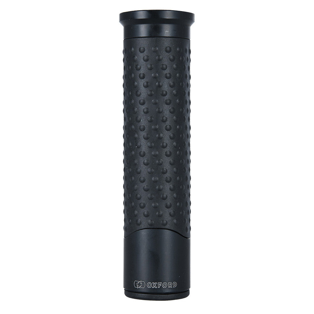 Oxford Motorcycle Bike Anodised Alloy Non Slip TECNICO 22mm Grips black OX613