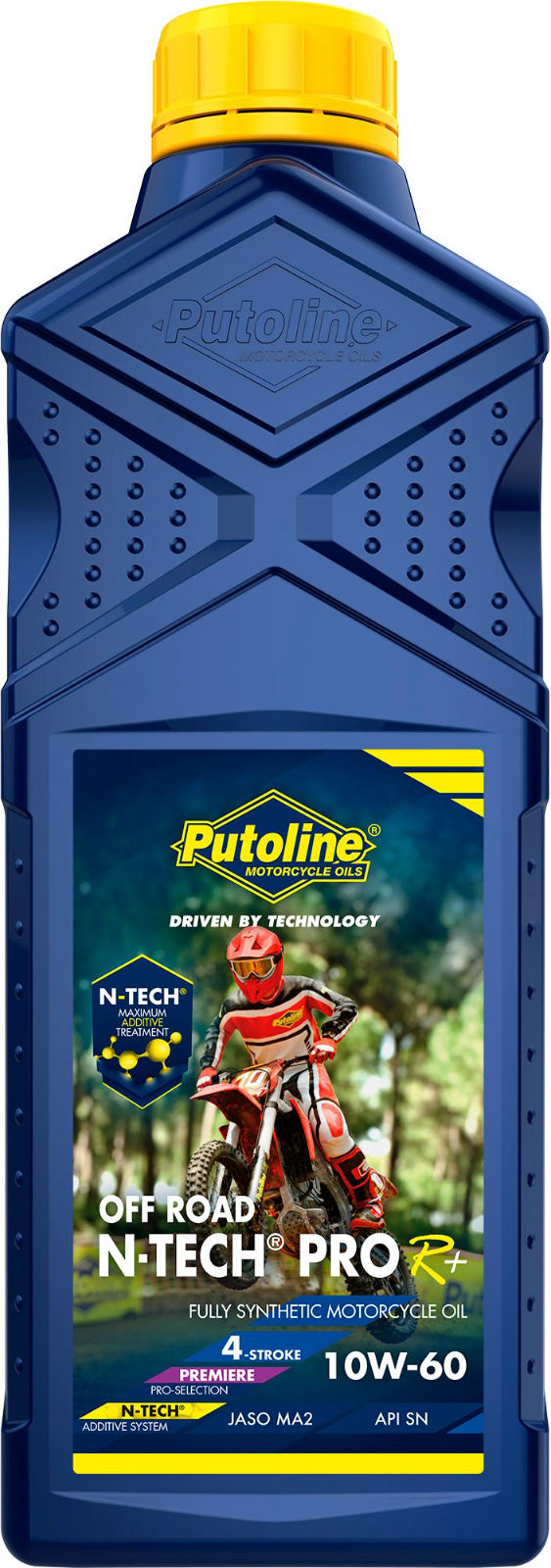 Putoline N-Tech Pro R+ Off Road 10W/60 Fully Synthetic MX Motorbike Oil 1L