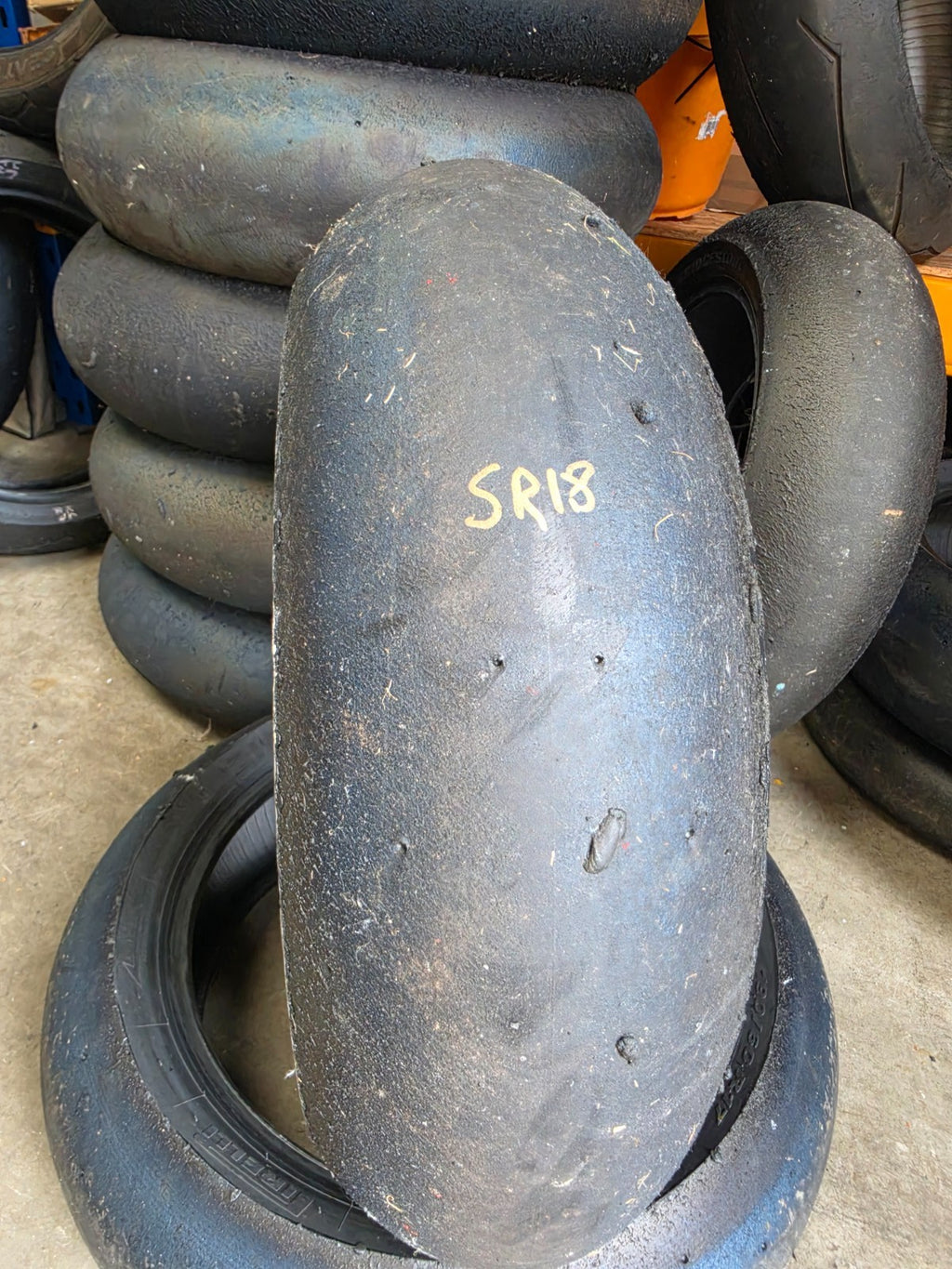 Pirelli Diablo Superbike SC0 190/60-17 Used BSB Scrub Motorcycle Tyre - SR18