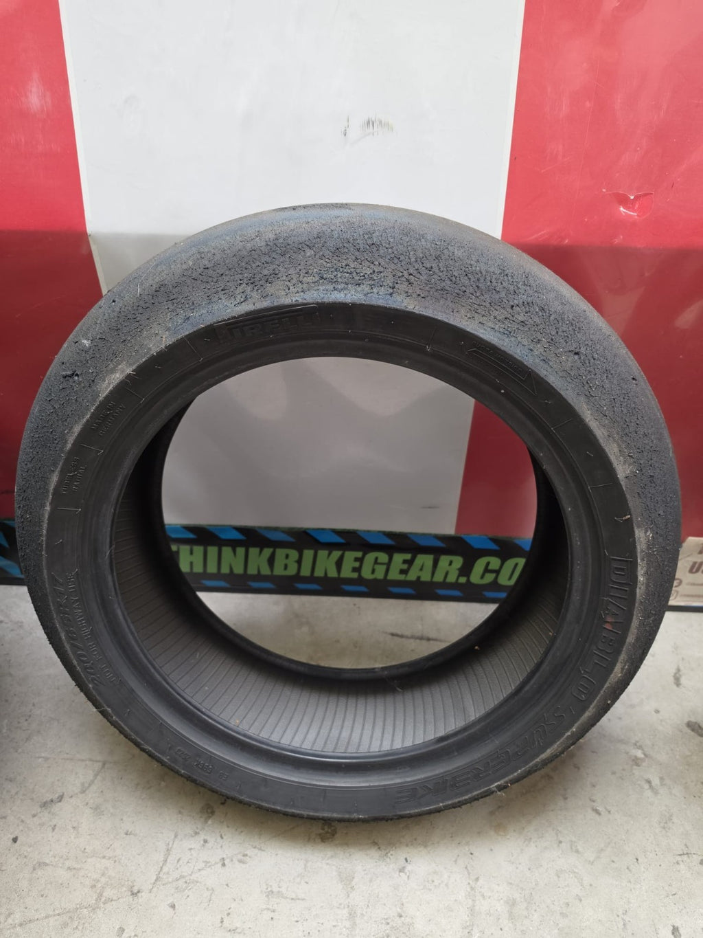 Pirelli Diablo Superbike SC2 120/70-17 Used BSB Scrub Motorcycle Tyre - SR2