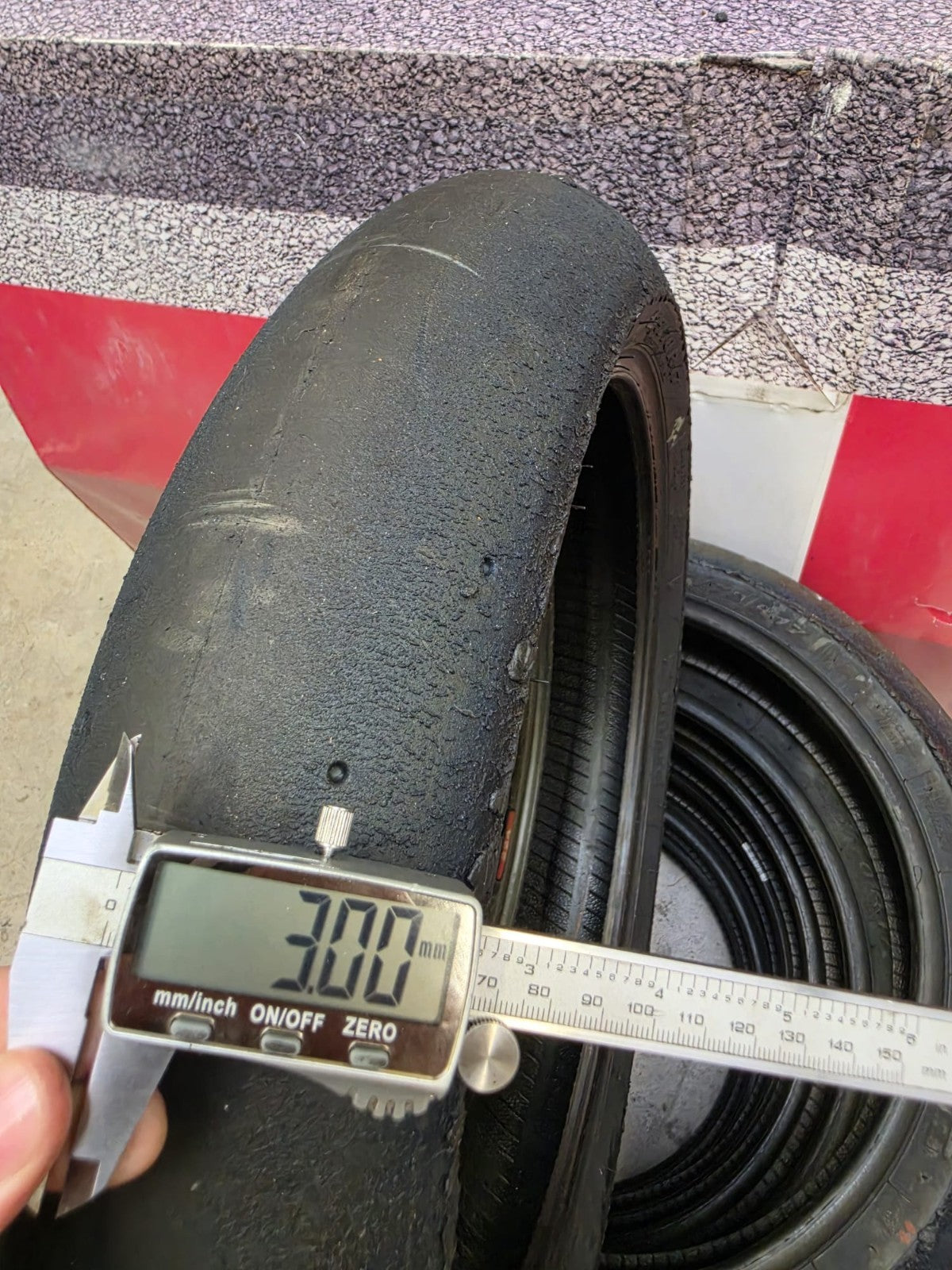 Pirelli Diablo Superbike SC1 125/70-17 Used BSB Scrub Motorcycle Tyre - SF19